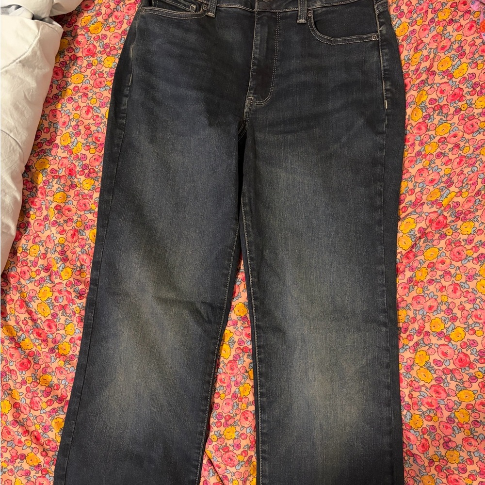 NWT NYDJ Dark  Wash Straight Leg Jeans